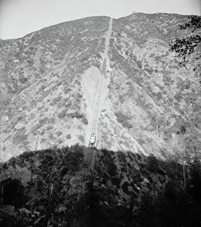 View From Above Prints: Incline, Mt. Lowe Railway, Cal. The, c1904. Creator: Unknown