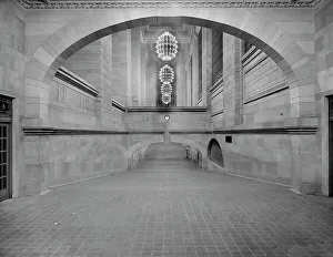 Rail Road Prints: Incline from subway to suburban concourse