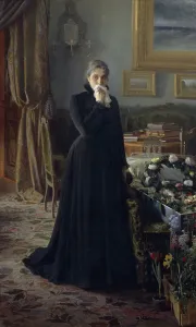 Ivan Nikolayevich 1837 1887 Prints: Inconsolable grief, 1884. Artist: Kramskoi, Ivan Nikolayevich (1837-1887)