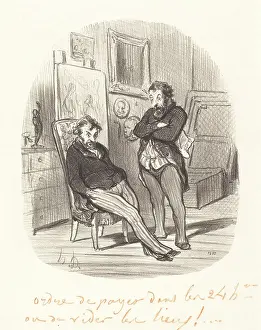 Annoying Prints: Inconvenient d'envoyer un mauvais tableau a l'exposition, 1848
