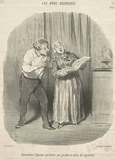 Husband Prints: Inconvenient d'epouser une femme qui possede un talent dit d'agrement, 1847