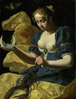 Nephropidae Prints: Incostanza - An Allegory of Fickleness, 1615-1618. Creator: Abraham Janssens