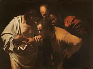 Caravaggio Gallery: The Incredulity of Saint Thomas, 1600-1601