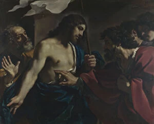 Faithfulness Gallery: The Incredulity of Saint Thomas, 1621. Artist: Guercino (1591-1666)