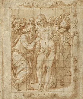 Didymus Prints: The Incredulity Of Saint Thomas, c1569. Creator: Giorgio Vasari