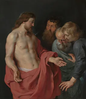 Stigmata Prints: The Incredulity of Thomas, 1613-1615. Creator: Peter Paul Rubens