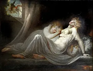 Demon Prints: The Incubus Leaving Two Sleeping Women