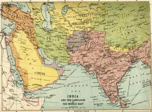 Bartholomew John Son Gallery: India and the Campaigns of the Middle East, First World War, 1914-1918, (c1920)