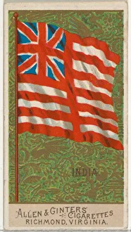 British Rule Prints: India, from Flags of All Nations, Series 2 (N10) for Allen & Ginter Cigarettes Brands