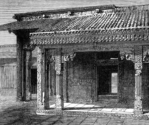 Indian Architecture: Palace of the Sultana at Futtehpore Sikree, (Mohammedan, 16th Century), 1870. Creator: Unknown
