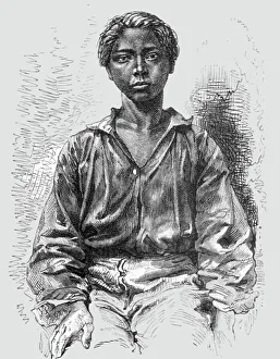 Tribesman Prints: Indian boy; Indian-Rubber Groves of the Amazons, 1875. Creator: Unknown