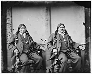 Suit Gallery: Indian - Charlie?, 1865-1880. Creator: Unknown