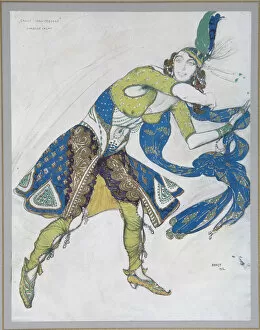 Indian Dance (La Marquise de Casati), 1912. Artist: Bakst, Leon (1866-1924)