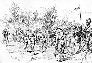 The Raj Prints: The Indian Frontier Rising: watching the conveyance of the dead - a daily occurrence