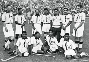 Winning Gallery: The Indian hockey team, gold medal winners, Berlin Olympics, 1936