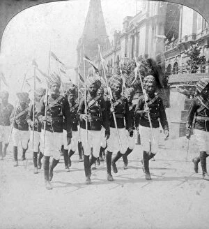 Indian Lancers, Alexandra Palace, London, 1902.Artist: ME Wright