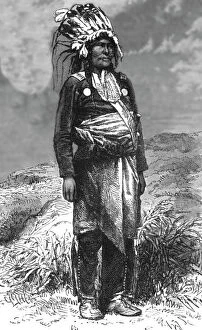 Amerindian Gallery: Indian of the Lower Yellowstone River; The Hot Springs and Geyser Region of the Yellowstone River