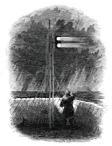 Signalling Gallery: Indian Mail signals, at Folkestone, 1844. Creator: Unknown