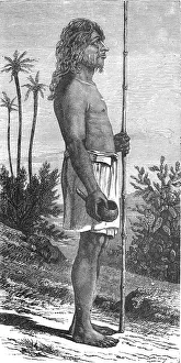 Tribesman Prints: Indian of Paraguay; A visit to Paraguay during the war, 1875. Creator: Unknown