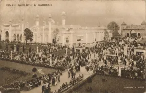 Indian Pavilion & Gardens, c1925. Artist: Campbell Gray Indian Pavilion & Gardens, c1925. Artist: Campbell Gray
