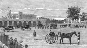 An Indian Prince at Home; The Palace and Grounds of the Maharajah of Dharbhanga, K. C. I. E. In the P Creator: Unknown