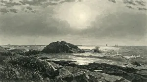 Indian Rock, Narragansett, 1872. Creator: Samuel Valentine Hunt Indian Rock, Narragansett, 1872. Creator: Samuel Valentine Hunt