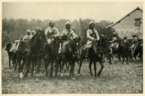 Indian Army Prints: Indian soldiers at the front, First World War, 1914, (c1920). Creator: Unknown