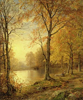 Indian Summer, 1875. Creator: William Trost Richards