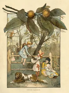 Aesculus Hippocastanum Prints: Indian Summer, 1883. Creator: Unknown