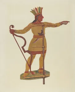 Weather Vane Prints: Indian Weather Vane, c. 1938. Creator: Alice Stearns