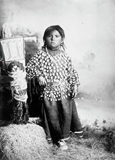 Shells Prints: Indians, American - Child, 1916