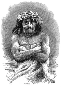 British Columbia Gallery: Indigenous person of Vancouver Island, British Columbia, 19th century.Artist: Whymper