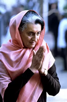Personages Collection: Indira Gandhi (1917-1984), Indian politician