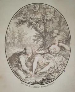 Eroticism Prints: Indiscreet Villager