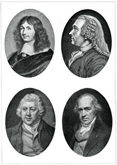 Images Dated 3rd February 2007: Four industrial reformers: Colbert, Turgot, Arkwright and Watt, (1903)