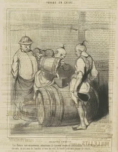 Racial Stereotype Prints: Industrie chinoise, 19th century. Creator: Honore Daumier