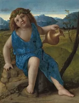 Dionysos Collection: The Infant Bacchus, probably 1505 / 1510. Creator: Giovanni Bellini