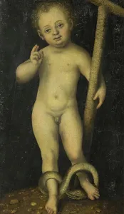Crosses Prints: Infant Christ, 1550. Creator: Lucas Cranach the Elder
