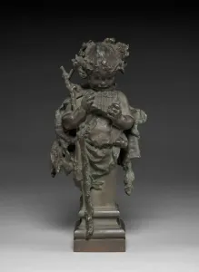 Infant Faun, c. 1890-1895. Creator: Frederick William MacMonnies (American, 1863-1937)
