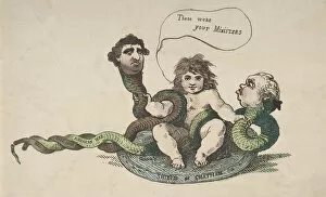 North Frederick Gallery: The Infant Hercules, February 3, 1784. February 3, 1784. Creator: Thomas Rowlandson