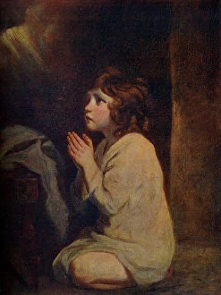 Praying Collection: The Infant Samuel, c1776, (1912).Artist: Sir Joshua Reynolds
