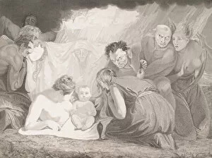 Boydell John And Josiah Collection: Infant Shakespeare Attended by Nature and the Passions, 1799. Creator: Benjamin Smith