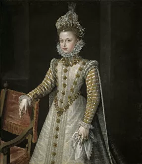 Albert Vii Collection: The Infanta Isabel Clara Eugenia (1566-1633), 1579. Artist: Sanchez Coello, Alonso (1531-1588)
