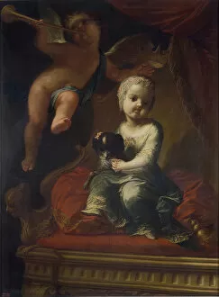 Charles Iii Gallery: Infanta Maria Isabella of Bourbon, Princess of Naples. Artist: Ruta, Clemente (1668-1767)