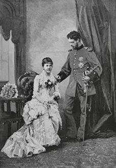 Cousin Prints: Infanta Maria de la Paz and her future husband