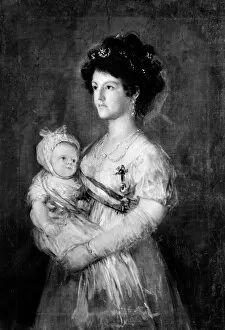 Charles Ii Collection: Infanta Maria Luisa (1782-1824) and Her Son Carlos Luis (1799-1883). Creator