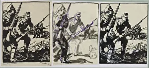 Infanterie russe, 1914. Creator: Auguste Louis Lepere (French, 1849-1918)