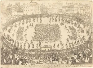 One of the Infantry Combats, 1616. Creator: Jacques Callot
