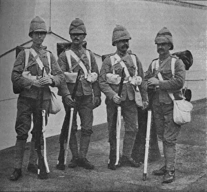 Smart Prints: Infantry in War Kit, 1902. Artist: William Gregory & Co