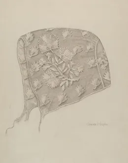 Infant's Cap, 1935/1942. Creator: Grace Halpin Infant's Cap, 1935/1942. Creator: Grace Halpin